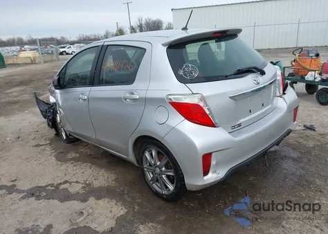 2014 Toyota Yaris Se (Tmc/Cbu Plant) z USA, uszkodzony, nr VIN JTDKTUD3XED580708